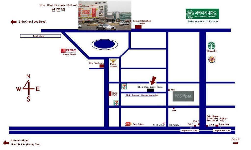 Shinchon Guest House Seoul Exterior foto